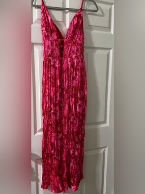 Express Pink and Fuchsia Maxi Dress